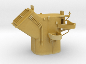 1/350 Richelieu Structure Aft Deck2 Funnel in Tan Fine Detail Plastic