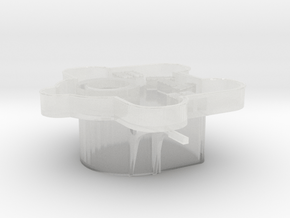 1/350 Richelieu Structure Aft Deck1 in Clear Ultra Fine Detail Plastic