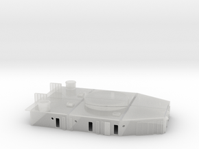 1/350 Richelieu Structure Aft Deck 1 in Clear Ultra Fine Detail Plastic