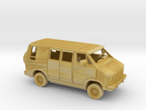 1/43 1980-90 Dodge Custom Van Kit in Tan Fine Detail Plastic