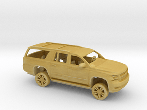 1/64 2015 Chevrolet Suburban Kit in Tan Fine Detail Plastic