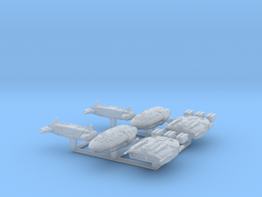(Armada) Resistance Transports Set in Clear Ultra Fine Detail Plastic
