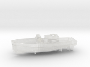 1/100 DKM 7.5m Boat in Clear Ultra Fine Detail Plastic