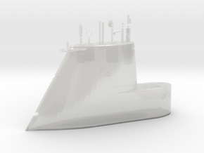 1/144 USS Gato Fairwater v2 in Clear Ultra Fine Detail Plastic