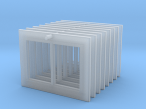 Standard Window (8) in Clear Ultra Fine Detail Plastic