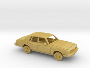 1/87 1979-81 Oldsmobile Cutlass Brougham Sedan Kit in Tan Fine Detail Plastic