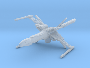 X-Wing Drone v2 (1/270) in Clear Ultra Fine Detail Plastic