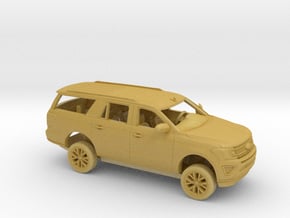 1/87 2017 Ford Expedition Max Kit in Tan Fine Detail Plastic