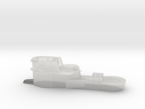 1/100 Uboot Conning Tower IXC U-505 in Clear Ultra Fine Detail Plastic