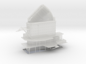 1/200 DKM Graf Zeppelin Superstructure 2 Funnel in Clear Ultra Fine Detail Plastic