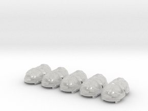 10x Death Lords - G:13a Shoulder Pads in Clear Ultra Fine Detail Plastic