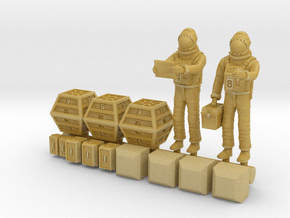 SPACE 2999 1/93 ASTRONAUT TWO SET TABLET in Tan Fine Detail Plastic