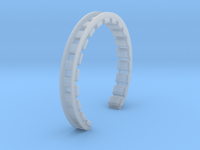 YT1300 5 FOOTER HALLWAY ARCH PADDING in Clear Ultra Fine Detail Plastic