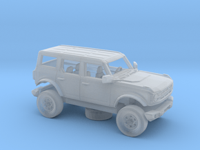 1/87 2021 Ford Bronco 4 Door Kit in Clear Ultra Fine Detail Plastic