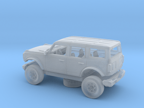 1/160 2021 Ford Bronco 4 Door Kit in Clear Ultra Fine Detail Plastic