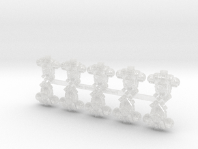 10x Nihon Knights - Prime:1 Vexilla PACs in Clear Ultra Fine Detail Plastic