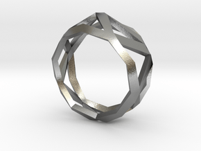 Comion ring medium  in Natural Silver