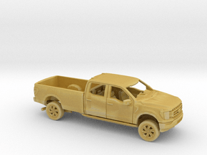 1/160 2021 Ford F-150 Crew Cab Long Bed Kit in Tan Fine Detail Plastic