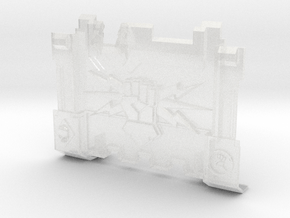 Kings Fist : Impulsor Front Plate 1 in Clear Ultra Fine Detail Plastic