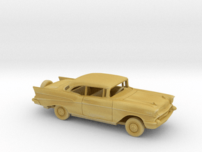 1/160 1957 Chevrolet BelAir Coupe w Spare Kit in Tan Fine Detail Plastic