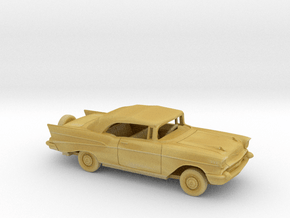 1/160 1957 ChevyBelAir Cl. Conv.w.Continental Kit in Tan Fine Detail Plastic