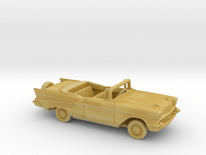 1/87 1957 ChevyBelAir Conv. w Continental Kit in Tan Fine Detail Plastic