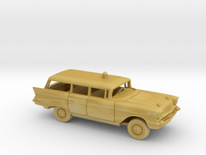 1/160 1957 Chevy Bel Air StationWagon Fire Chief in Tan Fine Detail Plastic