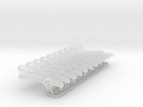 11x Bone Hammer: Femur in Clear Ultra Fine Detail Plastic