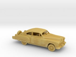 1/87 1949 Cadillac Series 62 Fastback w. Cont.Kit in Tan Fine Detail Plastic