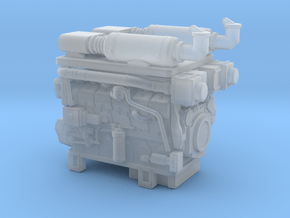 1/50th Hydraulic Fracturing TIER IV Engine in Clear Ultra Fine Detail Plastic