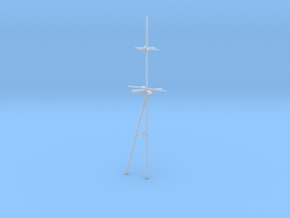 1/350 HMS Exeter Aft Mast in Clear Ultra Fine Detail Plastic