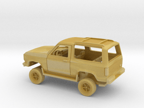 1/160 1987 Ford Bronco II Custom Kit in Tan Fine Detail Plastic