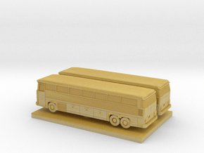 1/500 2X MCI 12 Coach in Tan Fine Detail Plastic