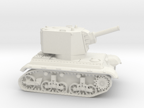 Kv-2 Tank 6mm Scale in White Natural Versatile Plastic