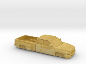 1/64  1994-01 Dodge Ram Extendet Cab Dually Shell in Tan Fine Detail Plastic