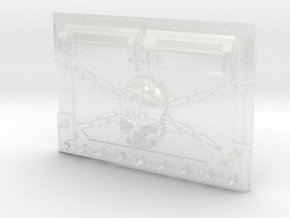 Sigil Of Wrath : Standard APC Frontplate in Clear Ultra Fine Detail Plastic