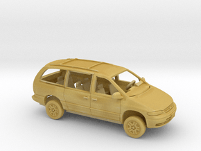 1/87 1995-2000 Plymouth Grand Voyager Kit in Tan Fine Detail Plastic