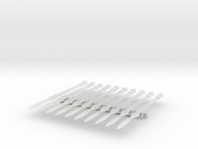 10x Energy Spear: Lagavullun (PM) No-Hands in Clear Ultra Fine Detail Plastic