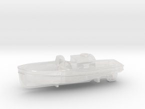 1/200 DKM 7.5m Boat in Clear Ultra Fine Detail Plastic