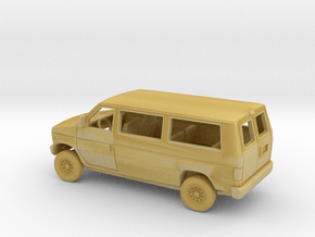 1/87 1997-02 Ford E-Series Reg.Van Sliding Side D. in Tan Fine Detail Plastic