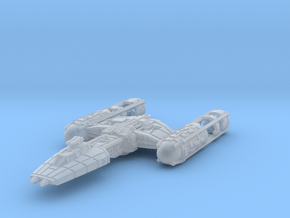 (MMch) Y-Wing Salvaged in Clear Ultra Fine Detail Plastic