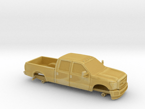 1/64 2011-16 Ford F Series Crew Cab Shell in Tan Fine Detail Plastic