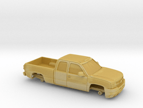 1/64 2003-06 Chevrolet Silverado 1500 ExtCab Shell in Tan Fine Detail Plastic