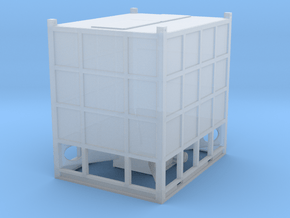 1/87th SandBox Hydraulic Fracturing Sand Box in Clear Ultra Fine Detail Plastic
