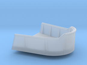 1/200 DKM Graf Zeppelin Hull Rangefinder Tub  Port in Clear Ultra Fine Detail Plastic