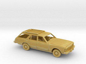 1/160 1977-79 Chrysler LeBaron Station Wagon Kit in Tan Fine Detail Plastic