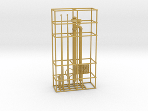 1/72 Uboot XXI Conning Tower Details SET in Tan Fine Detail Plastic
