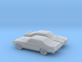 1/144 1969 Pontiac GTO in Clear Ultra Fine Detail Plastic