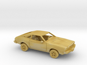 1/87 1974-78 Ford Mustang Hatchback Kit in Tan Fine Detail Plastic