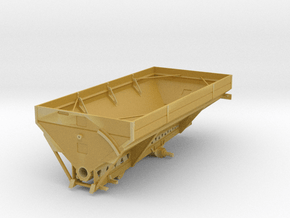 Green/Red 1596 Tracked Grain Cart (Part 1 of 3) in Tan Fine Detail Plastic